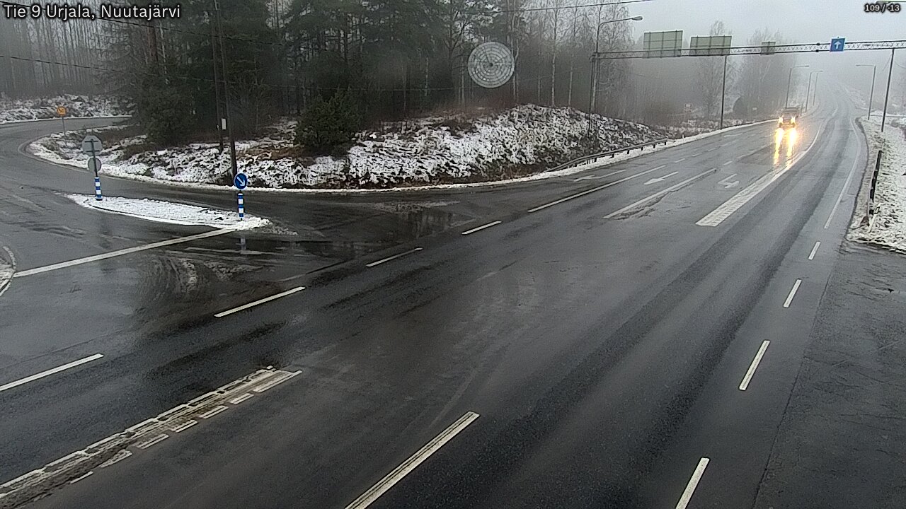 Weather Camera Image Väg 9 Urjala, Notsjö, Urjala, Pirkanmaa