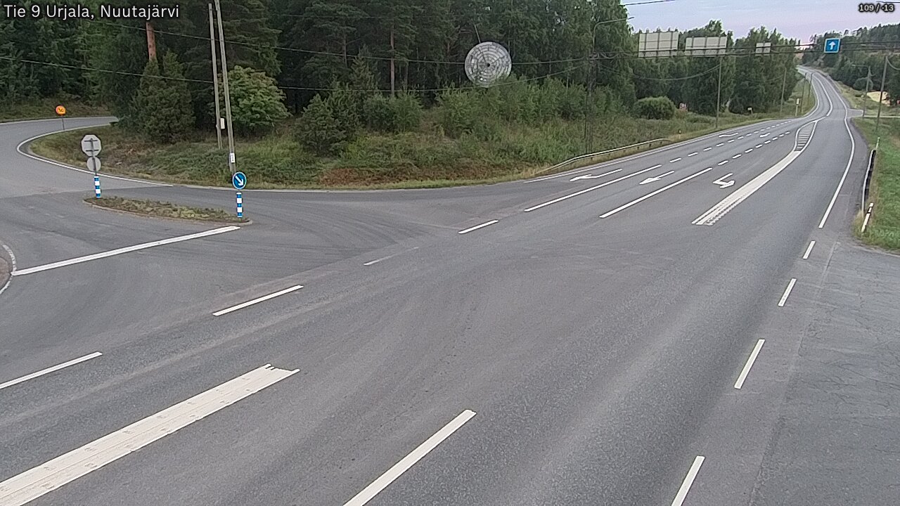 Kelikamerat Kuva Tie 9 Urjala, Nuutajärvi, Urjala, Pirkanmaa