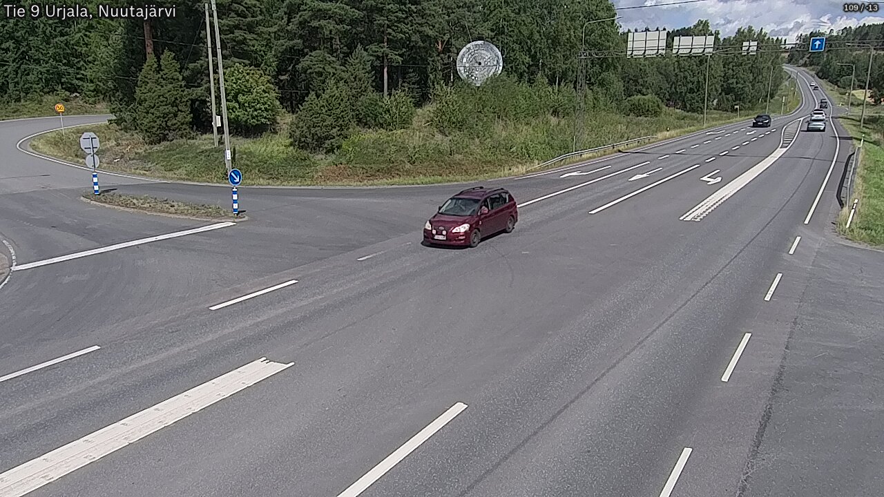Kelikamerat Kuva Tie 9 Urjala, Nuutajärvi, Urjala, Pirkanmaa