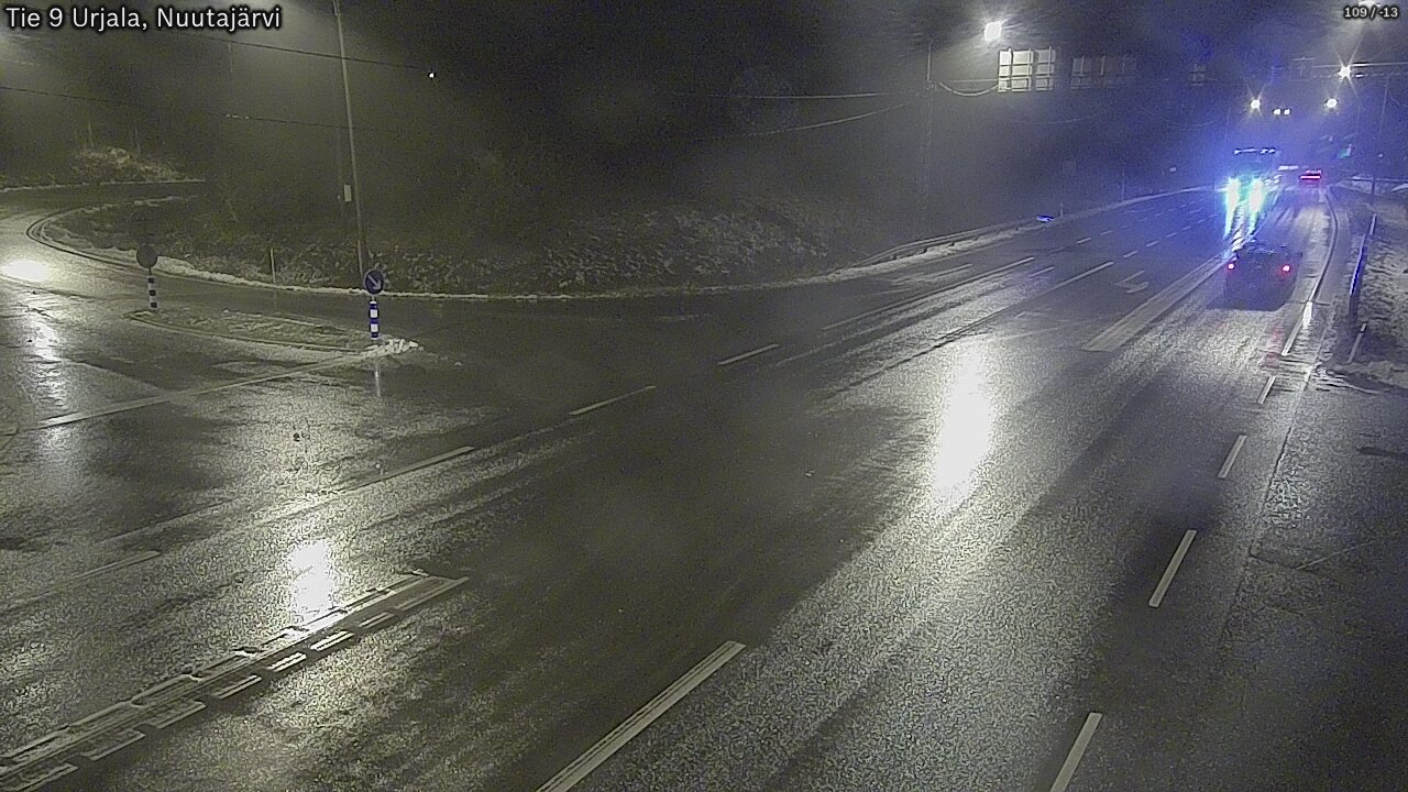 Weather Camera Image Väg 9 Urjala, Notsjö, Urjala, Pirkanmaa