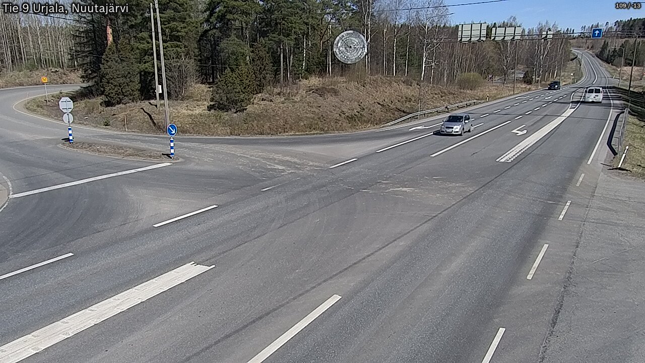 Kelikamerat Kuva Tie 9 Urjala, Nuutajärvi, Urjala, Pirkanmaa
