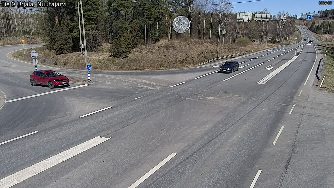 Kelikamerat Kuva Tie 9 Urjala, Nuutajärvi, Urjala, Pirkanmaa