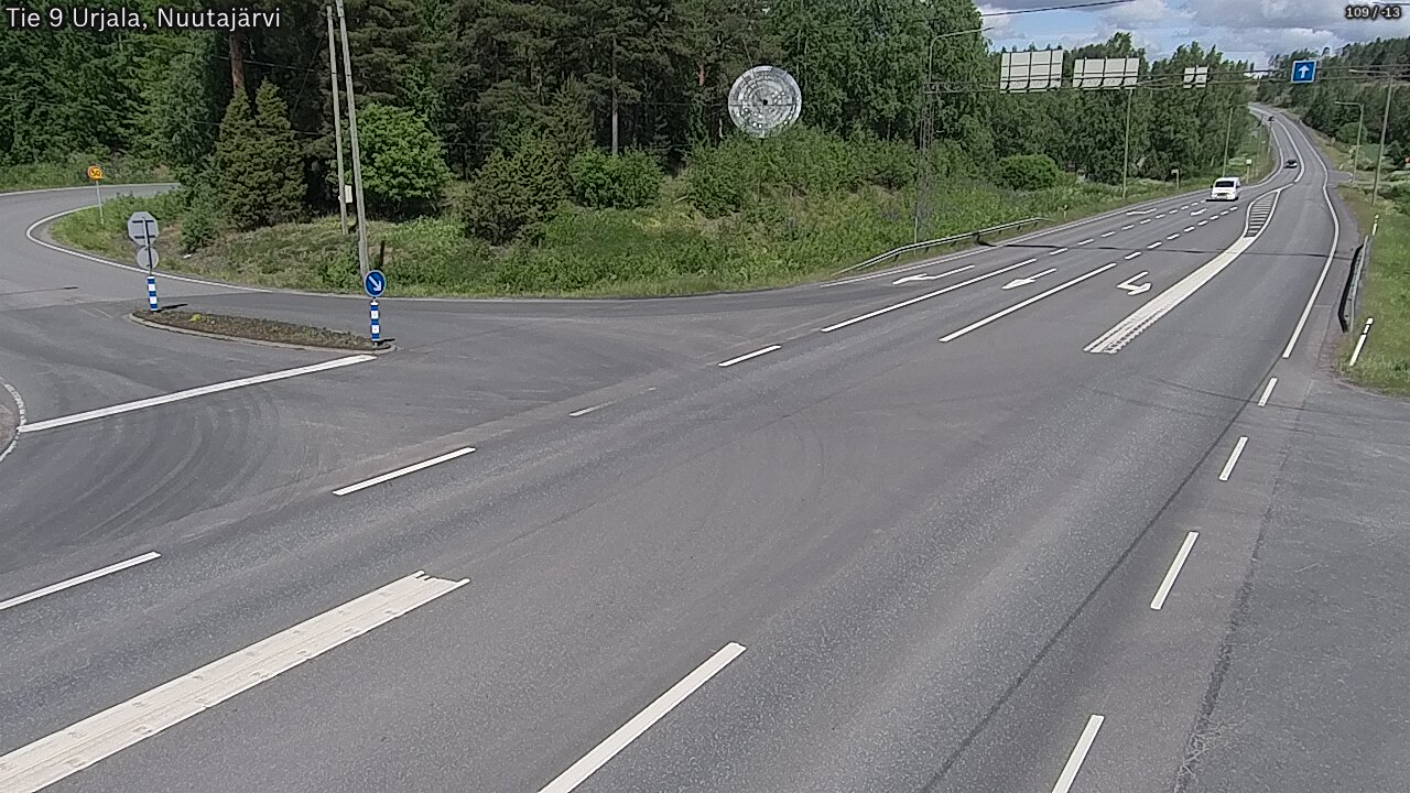 Kelikamerat Kuva Tie 9 Urjala, Nuutajärvi, Urjala, Pirkanmaa