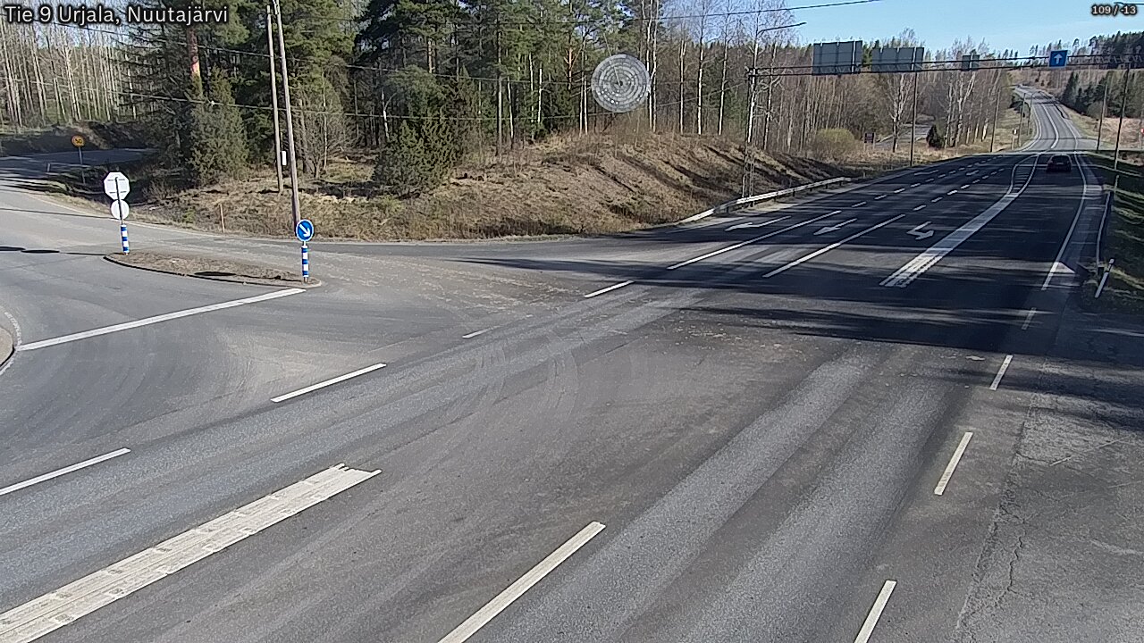 Kelikamerat Kuva Tie 9 Urjala, Nuutajärvi, Urjala, Pirkanmaa