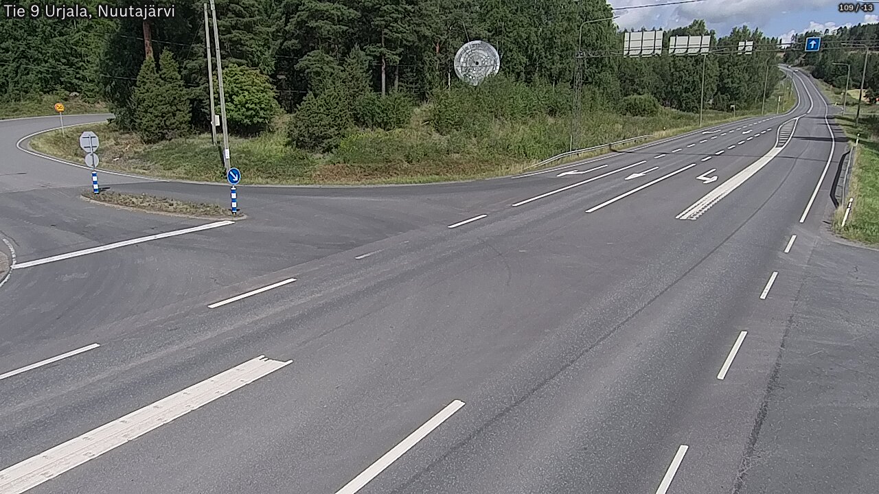 Kelikamerat Kuva Tie 9 Urjala, Nuutajärvi, Urjala, Pirkanmaa