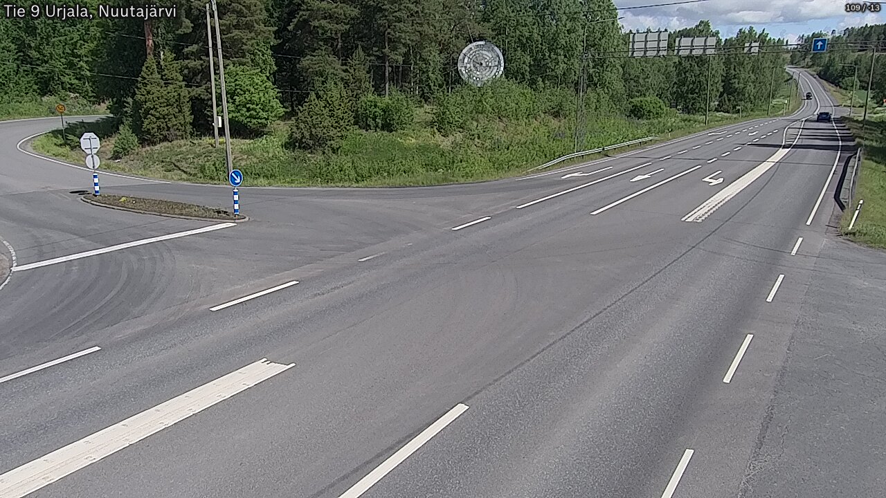 Kelikamerat Kuva Tie 9 Urjala, Nuutajärvi, Urjala, Pirkanmaa