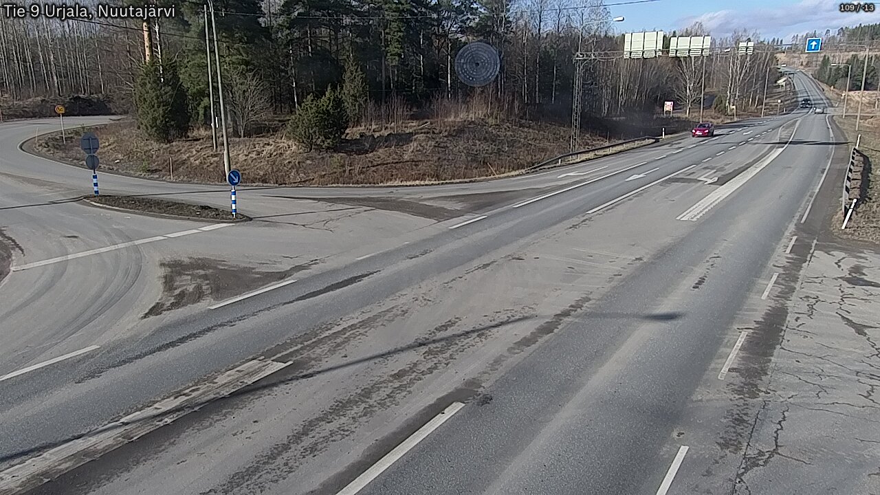 Weather Camera Image Road 9 Urjala, Nuutajärvi, Urjala, Pirkanmaa