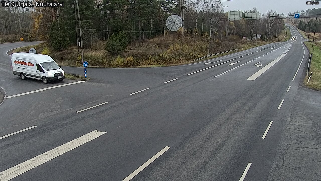 Kelikamerat Kuva Tie 9 Urjala, Nuutajärvi, Urjala, Pirkanmaa