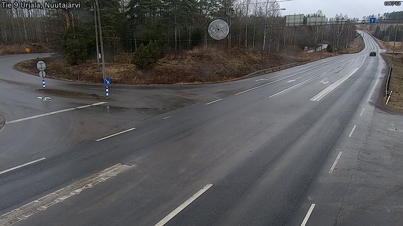 Kelikamerat Kuva Tie 9 Urjala, Nuutajärvi, Urjala, Pirkanmaa