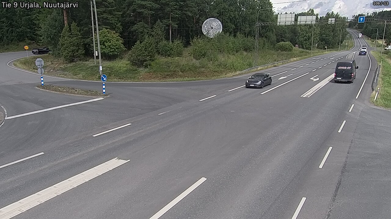 Kelikamerat Kuva Tie 9 Urjala, Nuutajärvi, Urjala, Pirkanmaa