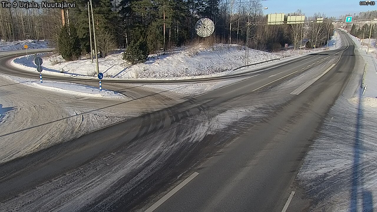 Weather Camera Image Road 9 Urjala, Nuutajärvi, Urjala, Pirkanmaa
