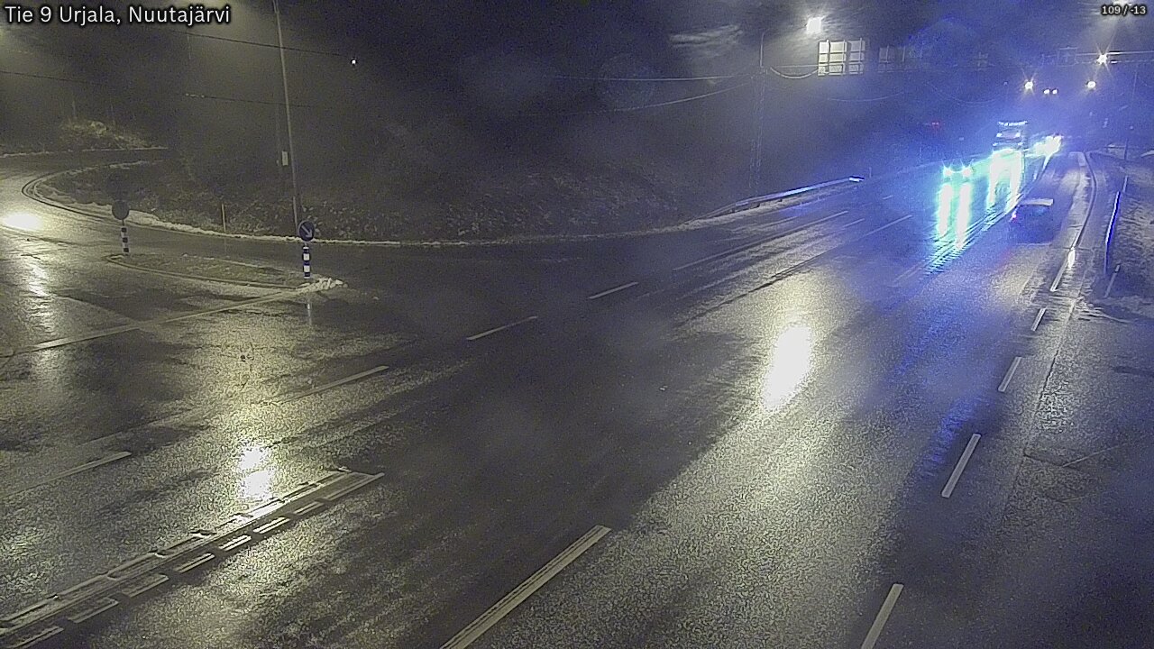 Weather Camera Image Väg 9 Urjala, Notsjö, Urjala, Pirkanmaa