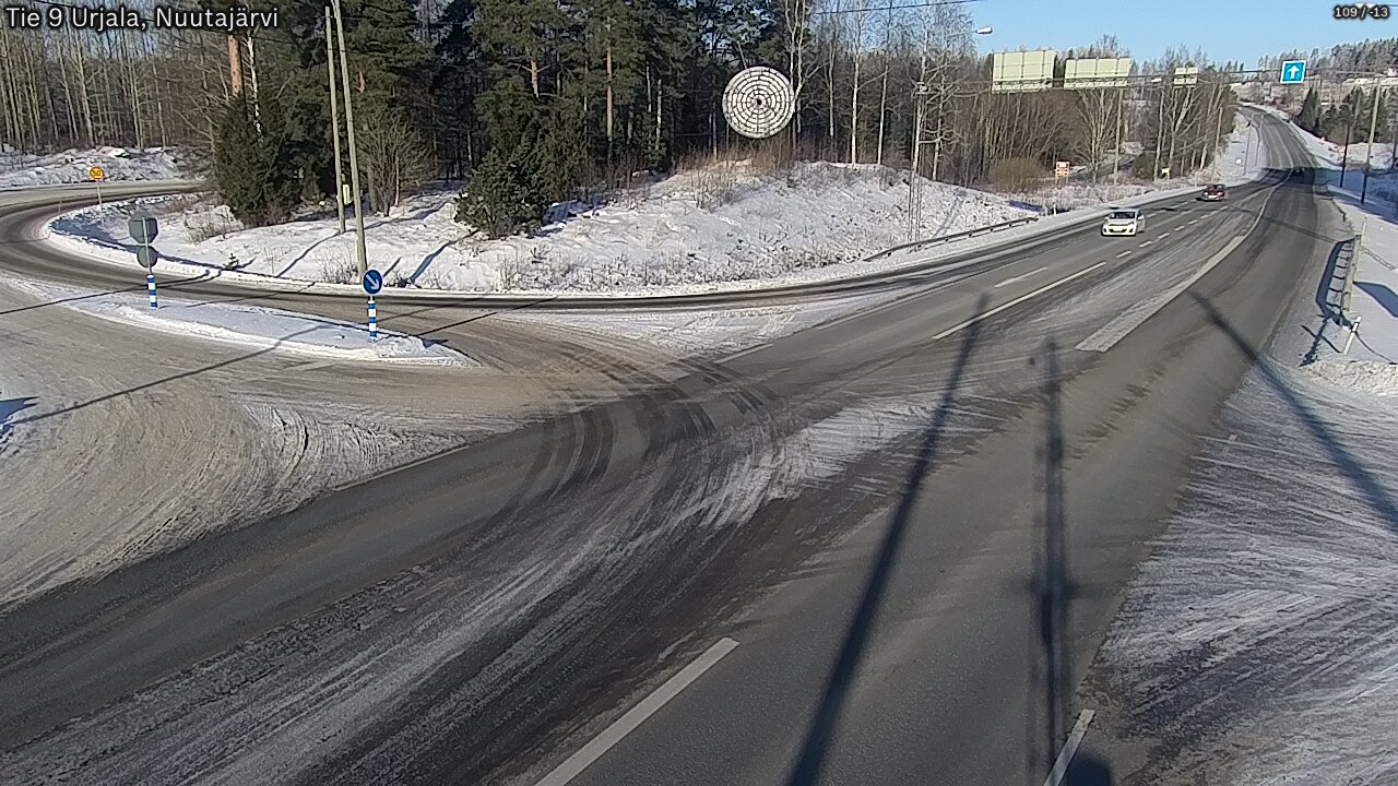 Weather Camera Image Road 9 Urjala, Nuutajärvi, Urjala, Pirkanmaa