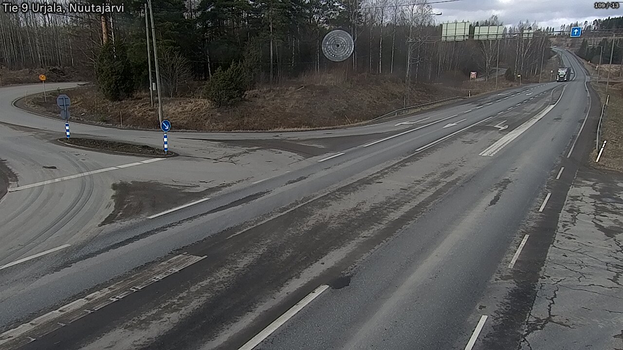 Weather Camera Image Road 9 Urjala, Nuutajärvi, Urjala, Pirkanmaa