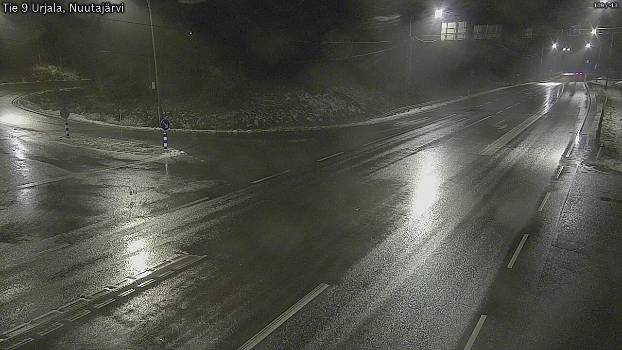 Weather Camera Image Väg 9 Urjala, Notsjö, Urjala, Pirkanmaa