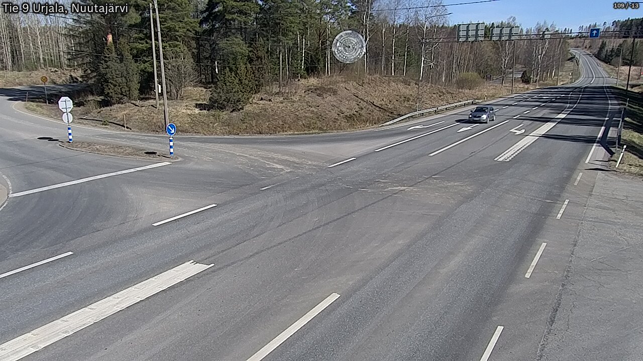 Kelikamerat Kuva Tie 9 Urjala, Nuutajärvi, Urjala, Pirkanmaa