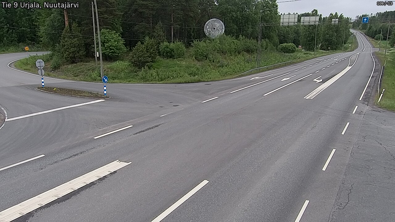 Kelikamerat Kuva Tie 9 Urjala, Nuutajärvi, Urjala, Pirkanmaa