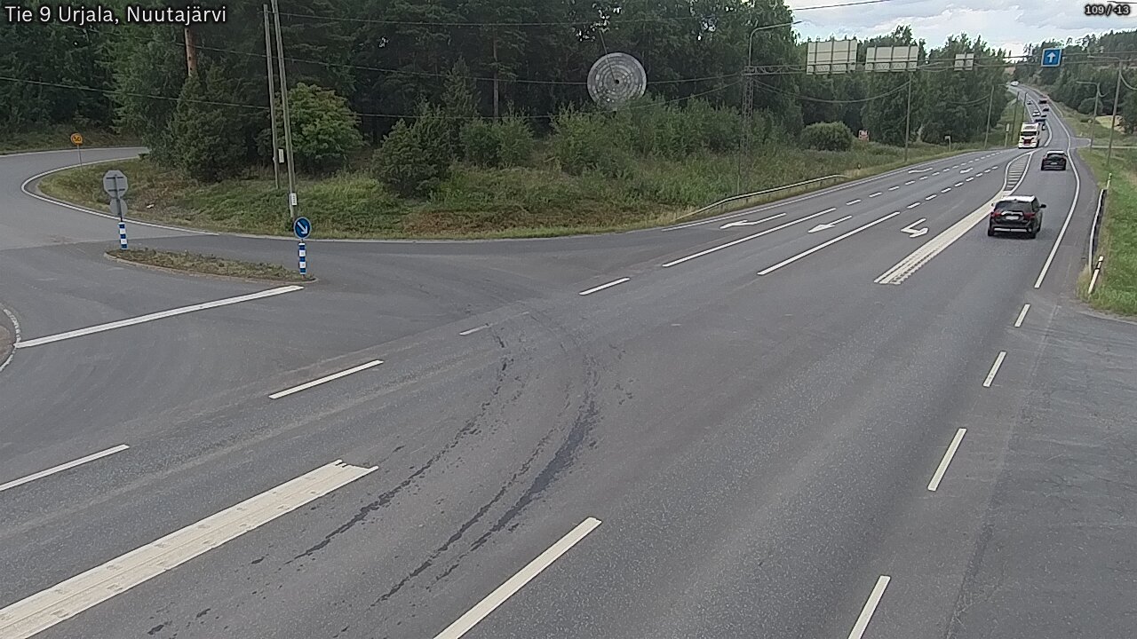 Kelikamerat Kuva Tie 9 Urjala, Nuutajärvi, Urjala, Pirkanmaa
