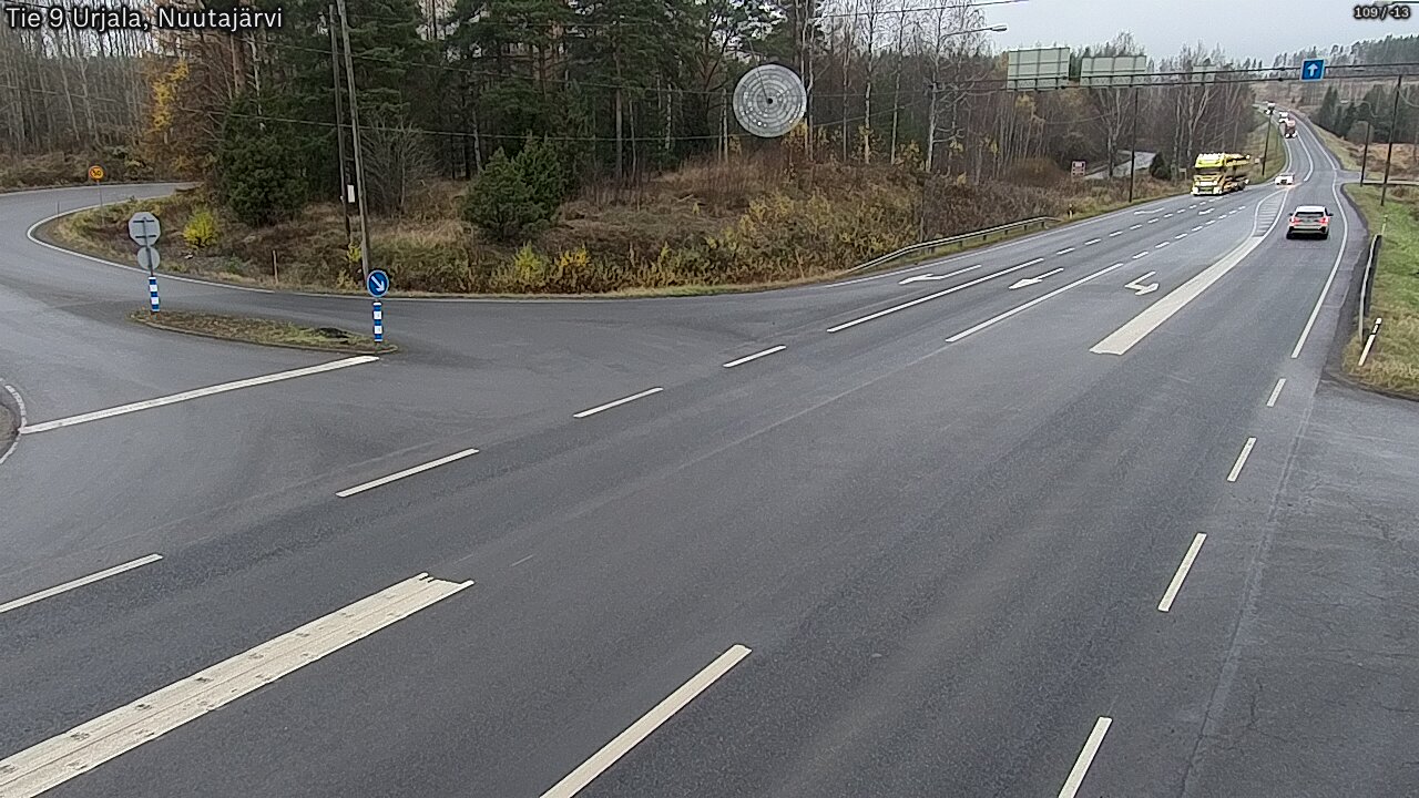 Kelikamerat Kuva Tie 9 Urjala, Nuutajärvi, Urjala, Pirkanmaa