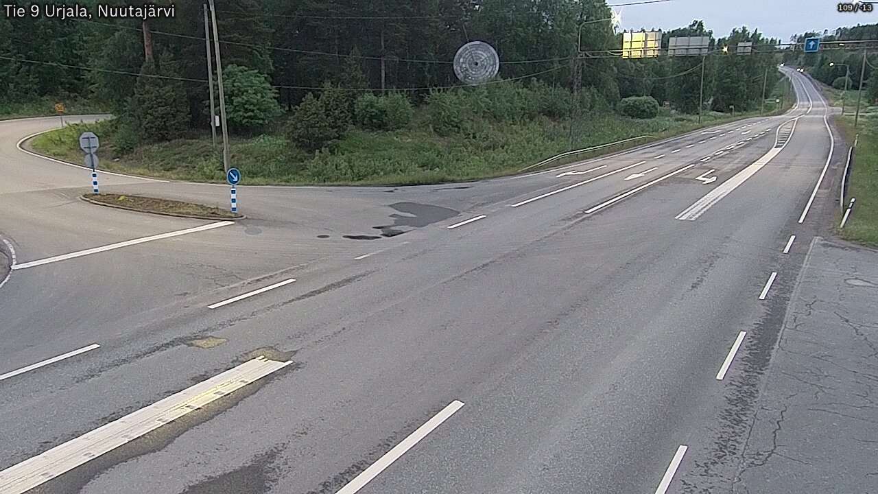 Kelikamerat Kuva Tie 9 Urjala, Nuutajärvi, Urjala, Pirkanmaa