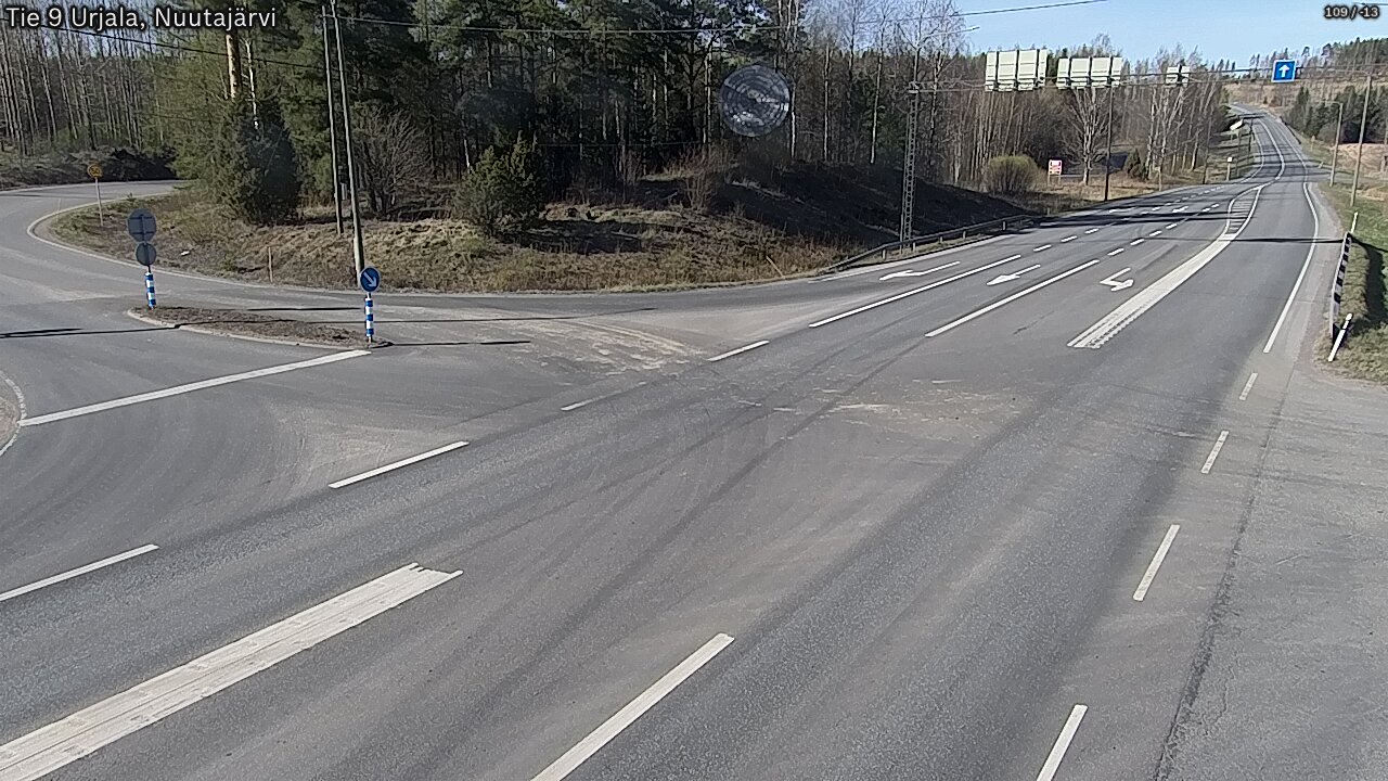 Kelikamerat Kuva Tie 9 Urjala, Nuutajärvi, Urjala, Pirkanmaa