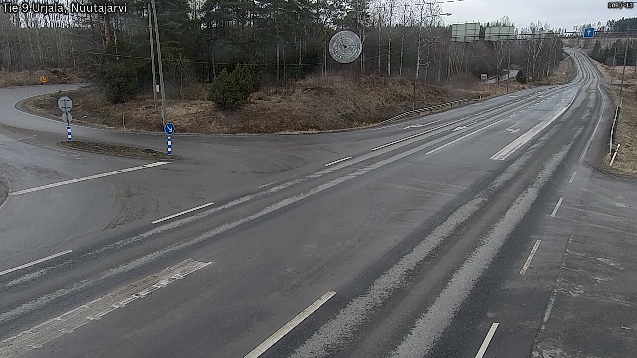 Weather Camera Image Väg 9 Urjala, Notsjö, Urjala, Pirkanmaa