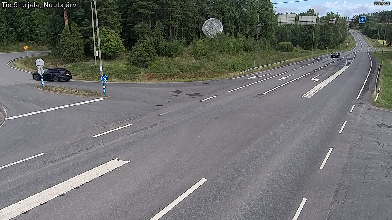 Kelikamerat Kuva Tie 9 Urjala, Nuutajärvi, Urjala, Pirkanmaa