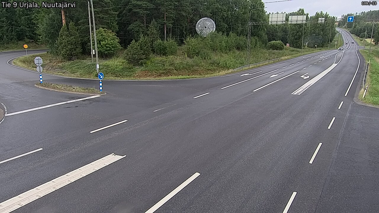 Kelikamerat Kuva Tie 9 Urjala, Nuutajärvi, Urjala, Pirkanmaa