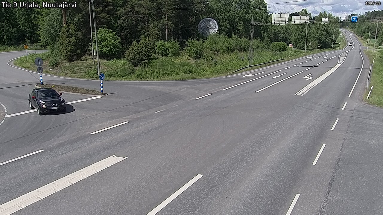 Kelikamerat Kuva Tie 9 Urjala, Nuutajärvi, Urjala, Pirkanmaa