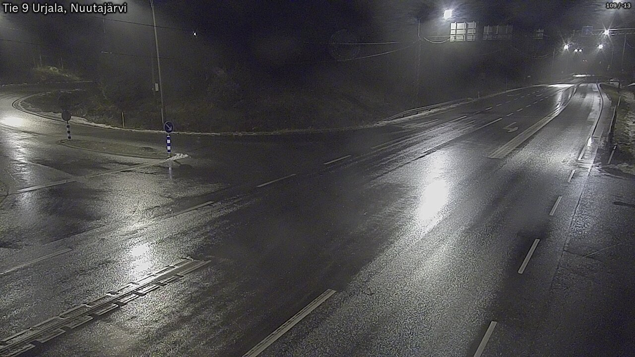 Weather Camera Image Väg 9 Urjala, Notsjö, Urjala, Pirkanmaa