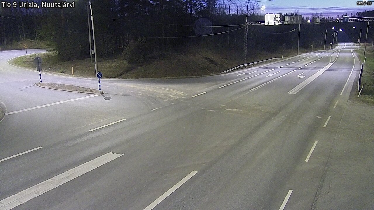 Weather Camera Image Road 9 Urjala, Nuutajärvi, Urjala, Pirkanmaa