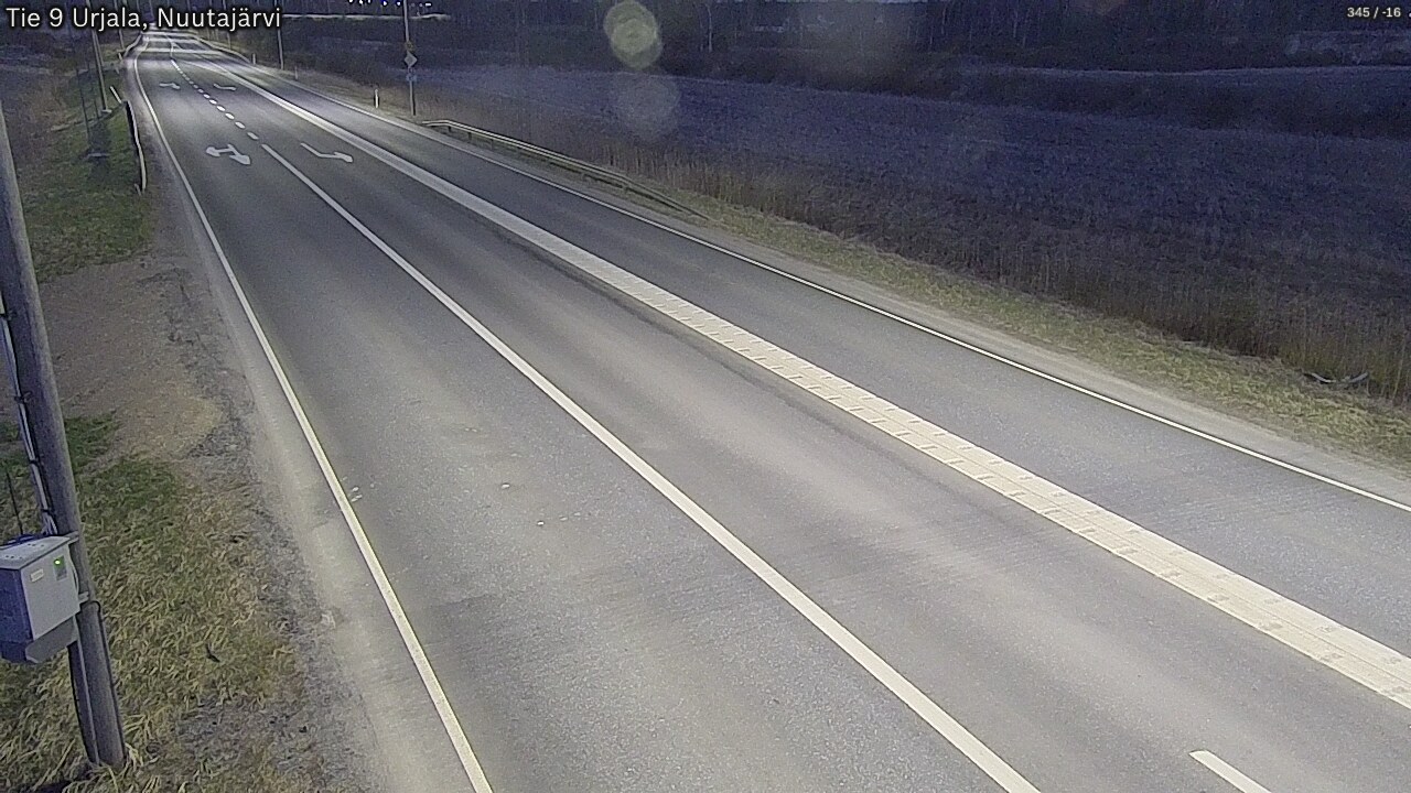 Weather Camera Image Road 9 Urjala, Nuutajärvi, Urjala, Pirkanmaa