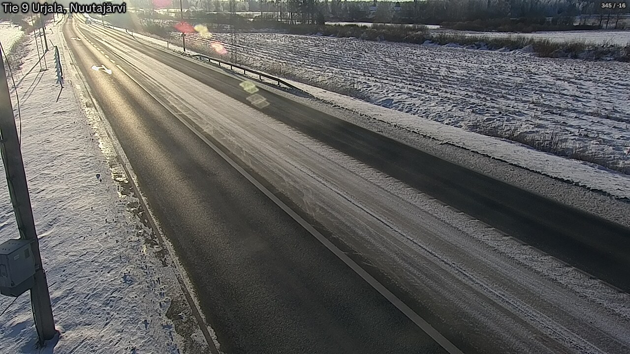 Kelikamerat Kuva Tie 9 Urjala, Nuutajärvi, Urjala, Pirkanmaa