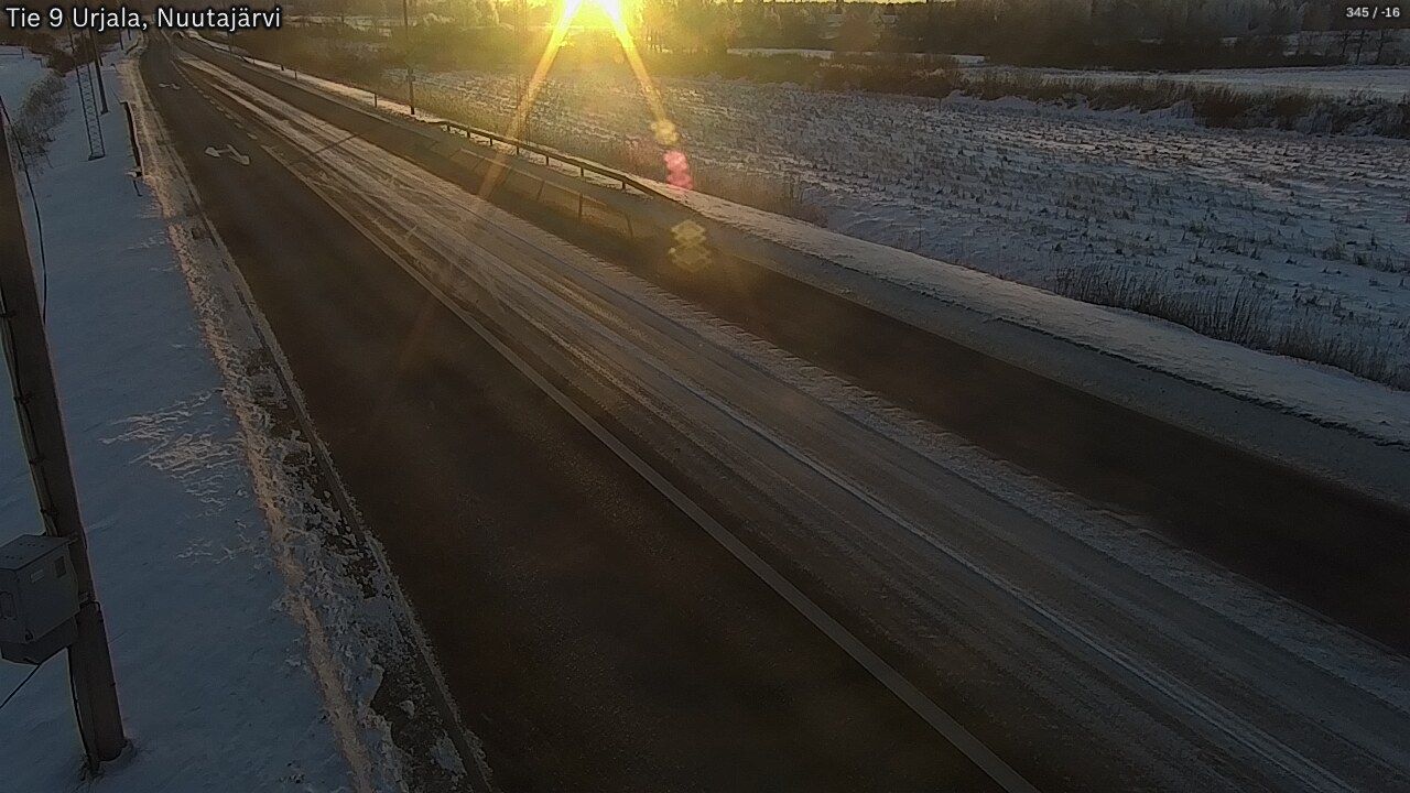 Kelikamerat Kuva Tie 9 Urjala, Nuutajärvi, Urjala, Pirkanmaa