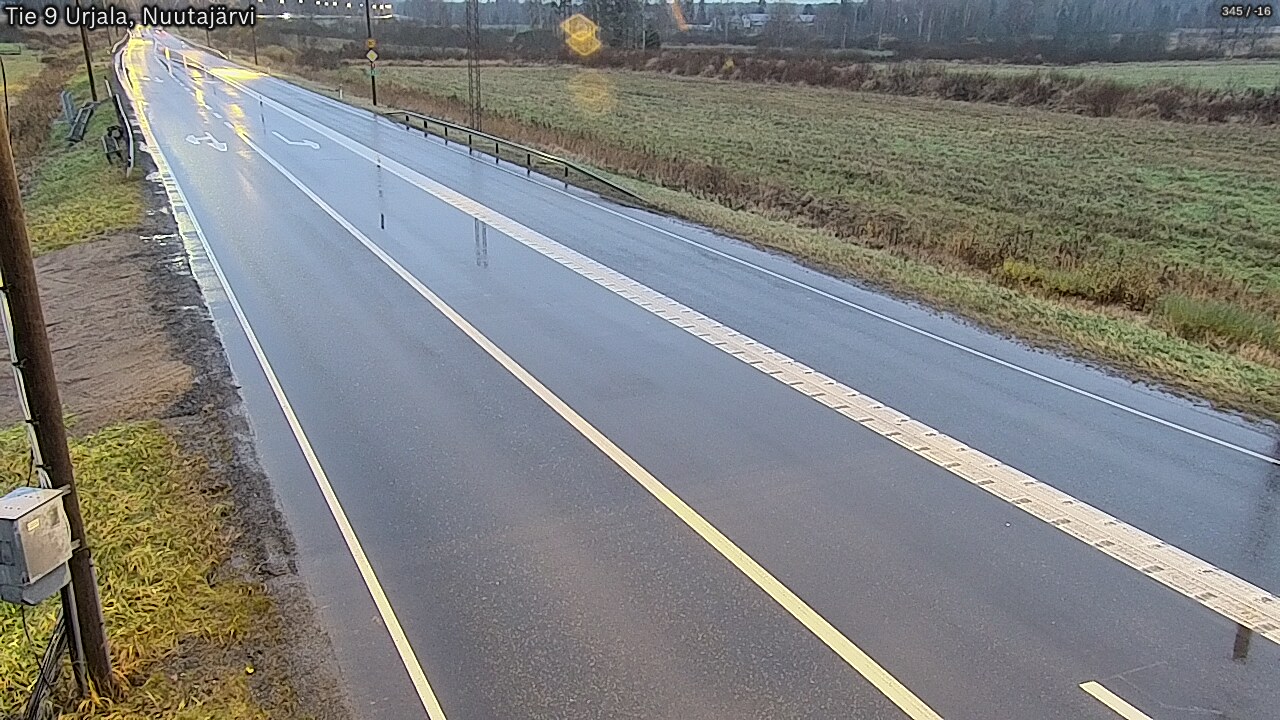 Weather Camera Image Road 9 Urjala, Nuutajärvi, Urjala, Pirkanmaa