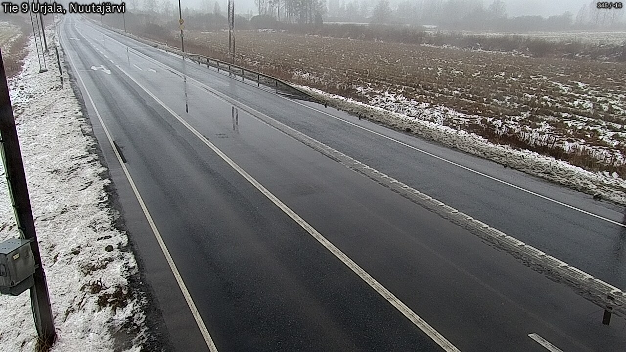 Weather Camera Image Road 9 Urjala, Nuutajärvi, Urjala, Pirkanmaa