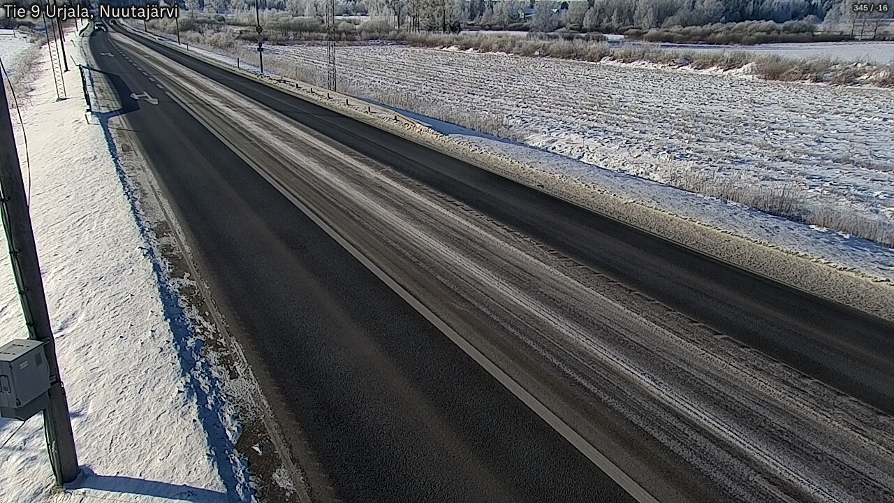 Weather Camera Image Väg 9 Urjala, Notsjö, Urjala, Pirkanmaa