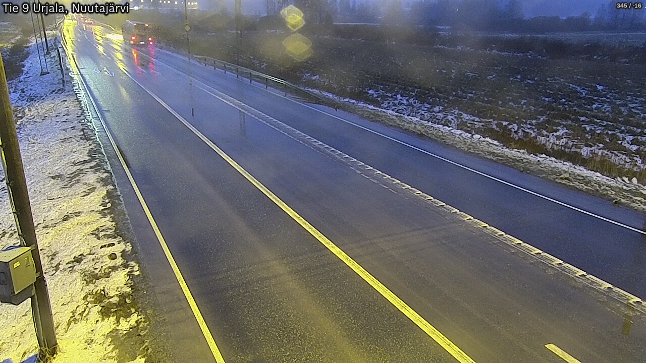 Weather Camera Image Road 9 Urjala, Nuutajärvi, Urjala, Pirkanmaa