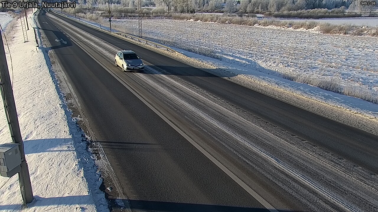 Weather Camera Image Road 9 Urjala, Nuutajärvi, Urjala, Pirkanmaa