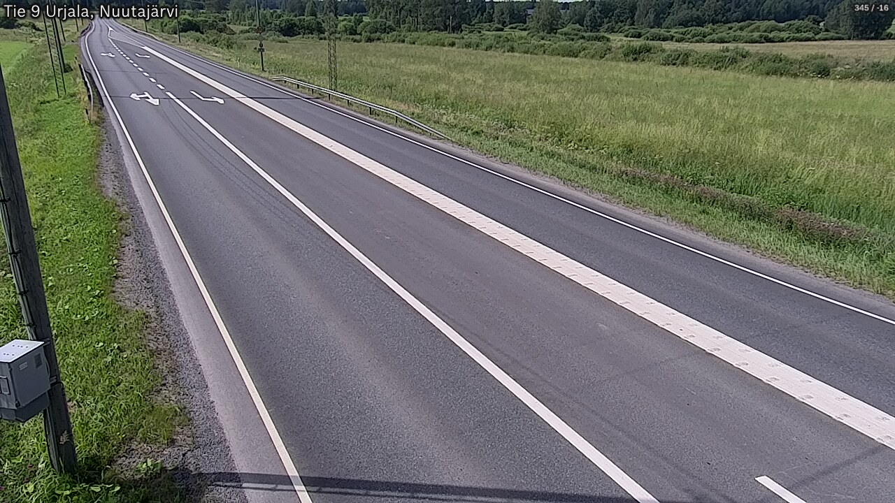 Weather Camera Image Väg 9 Urjala, Notsjö, Urjala, Pirkanmaa