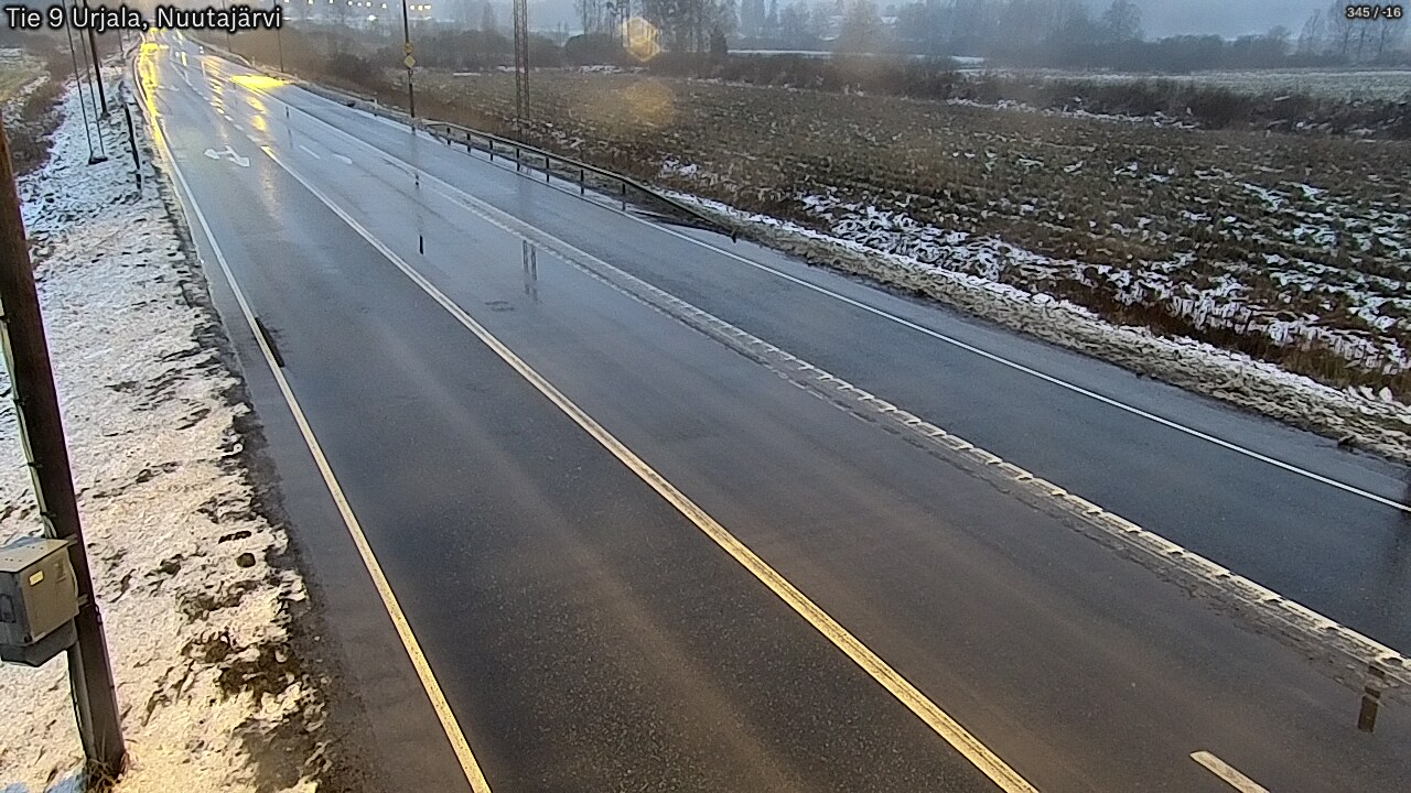 Weather Camera Image Road 9 Urjala, Nuutajärvi, Urjala, Pirkanmaa