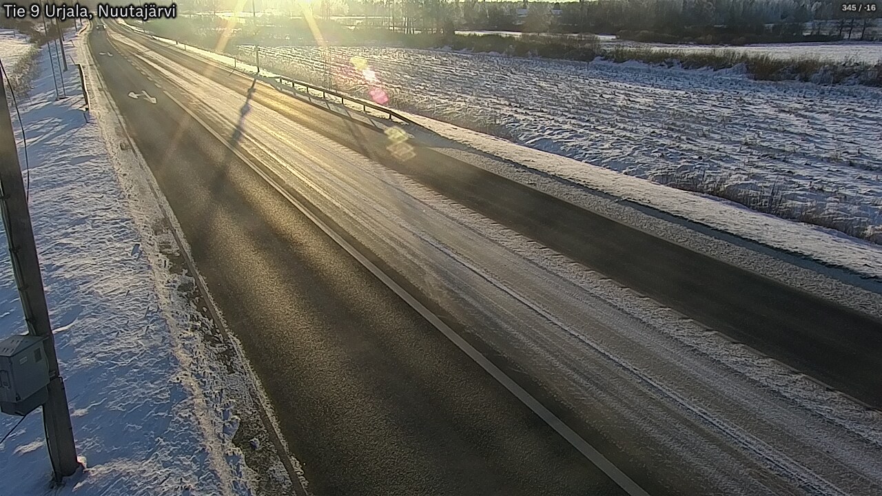 Kelikamerat Kuva Tie 9 Urjala, Nuutajärvi, Urjala, Pirkanmaa