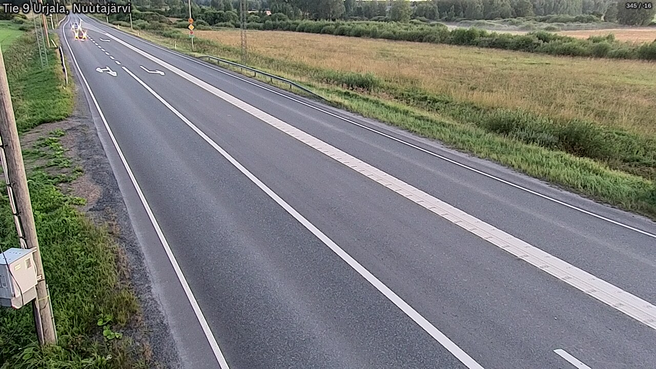 Kelikamerat Kuva Tie 9 Urjala, Nuutajärvi, Urjala, Pirkanmaa