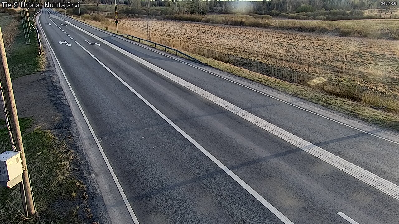 Kelikamerat Kuva Tie 9 Urjala, Nuutajärvi, Urjala, Pirkanmaa