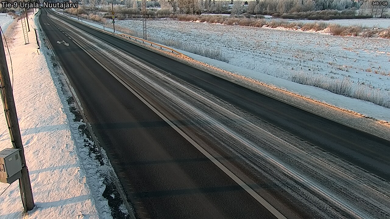 Weather Camera Image Road 9 Urjala, Nuutajärvi, Urjala, Pirkanmaa
