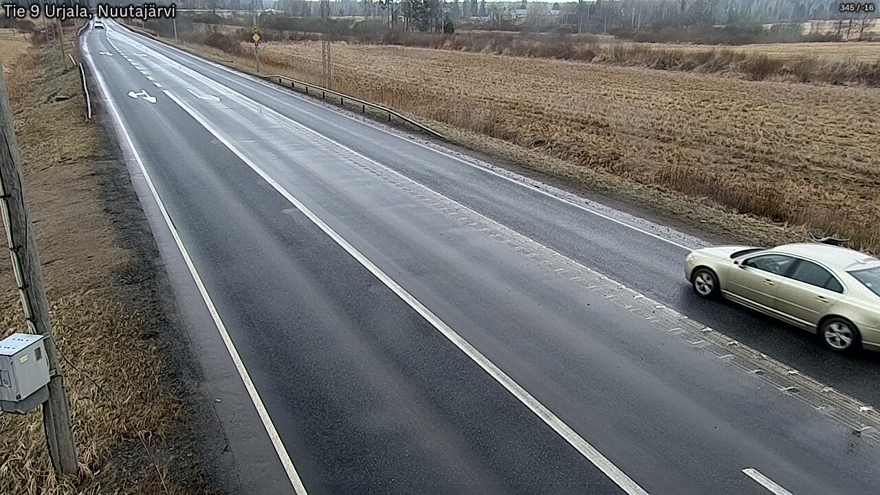 Weather Camera Image Road 9 Urjala, Nuutajärvi, Urjala, Pirkanmaa