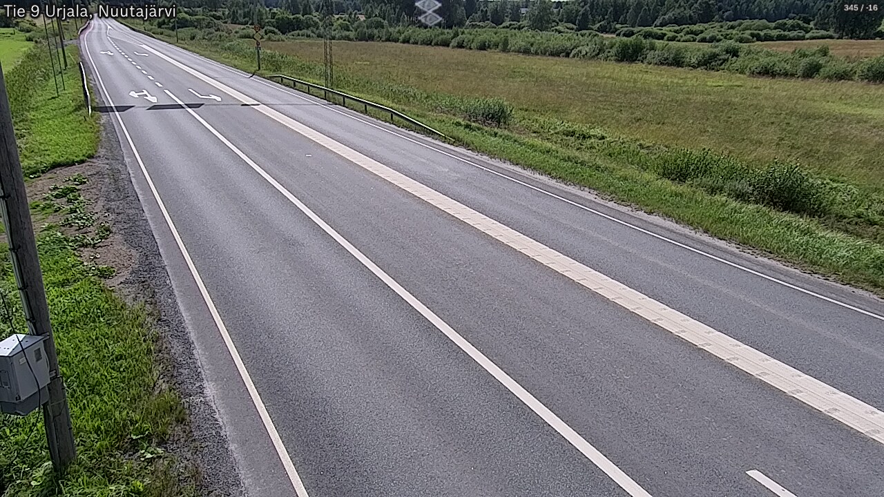 Kelikamerat Kuva Tie 9 Urjala, Nuutajärvi, Urjala, Pirkanmaa