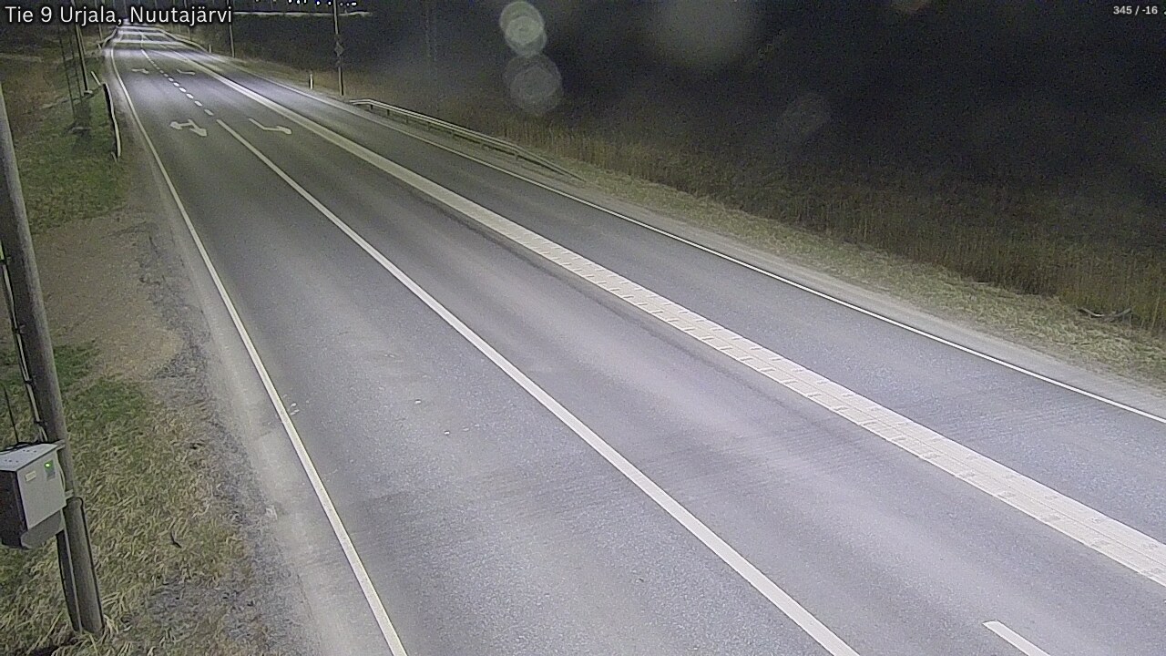 Weather Camera Image Road 9 Urjala, Nuutajärvi, Urjala, Pirkanmaa
