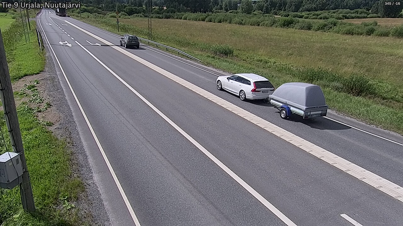 Kelikamerat Kuva Tie 9 Urjala, Nuutajärvi, Urjala, Pirkanmaa