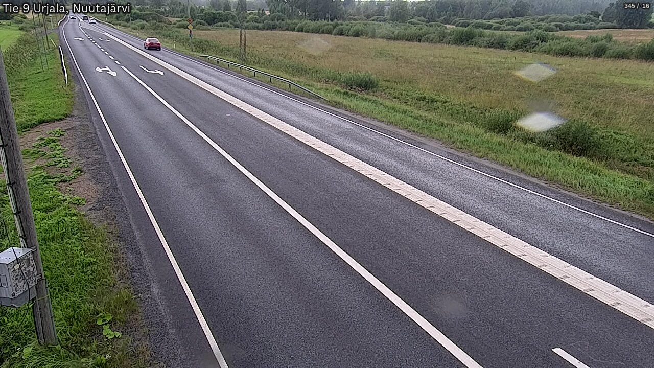 Kelikamerat Kuva Tie 9 Urjala, Nuutajärvi, Urjala, Pirkanmaa